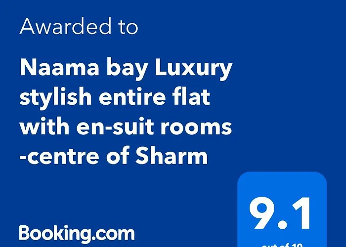 Naama Bay Luxury Stylish Entire Flat With En-suit -centre Of *